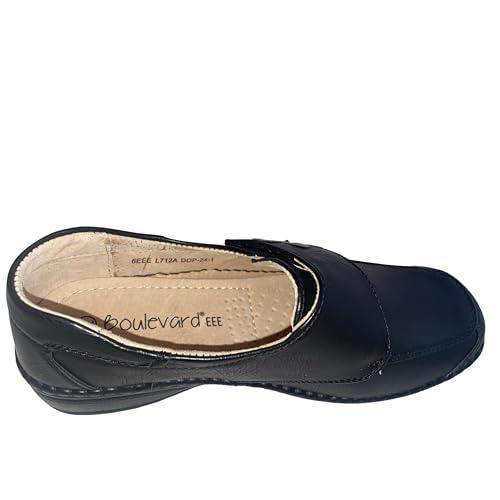 Miss Shoes Touch Fastening X Wide