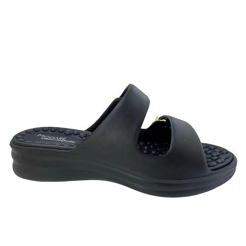 Miss Shoes Twin Adjustable Buckle Open Sandals