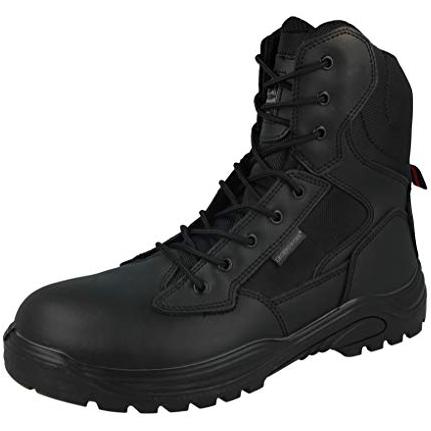 Groundwork Steel Toe Cap Combat Tactical Safety Ankle Boots Security Military Police Boot GR38