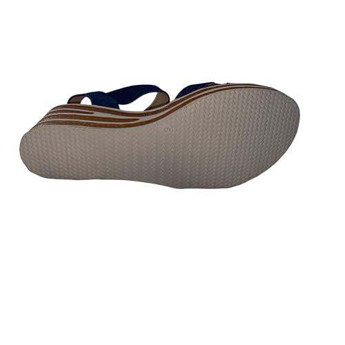 Miss Shoes Touch Fastening Halter Back Sandals