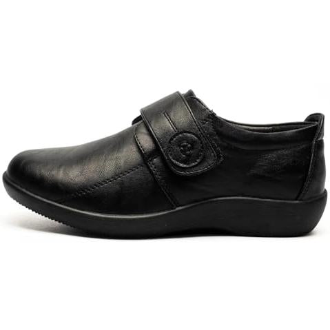 Miss Shoes X Wide Single Bar Flats