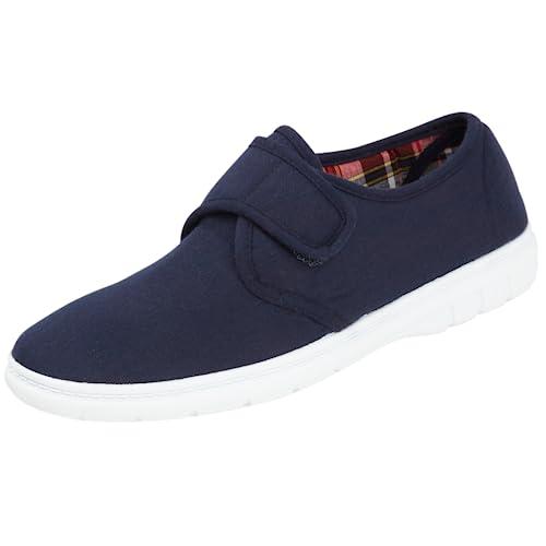 Jo & Joe Kevin Mens Touch Close Canvas Shoes Slippers