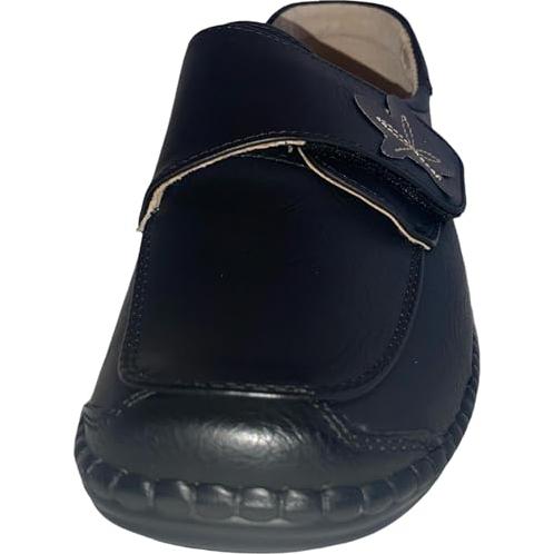 Miss Shoes Touch Fastening X Wide