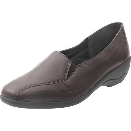 Padders Chenille Ladies Extra Wide Slip On Wedge Shoes 610-92 Flats