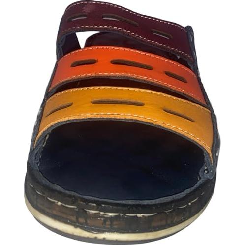 Miss Shoes 3 Bar Slip on Heels