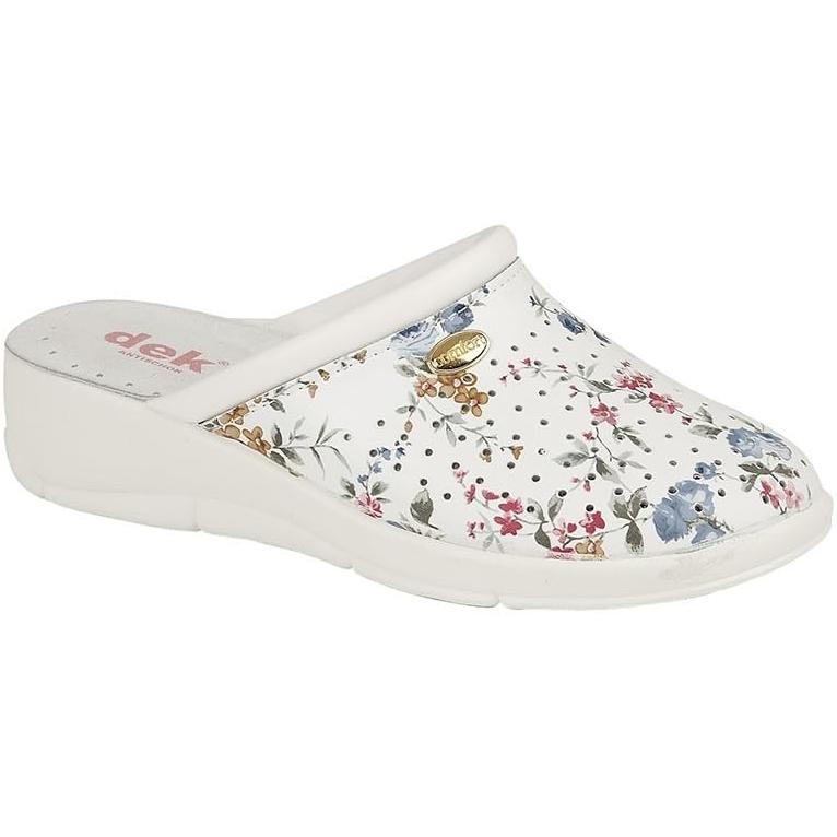 Miss Shoes Floral Clog Sandals