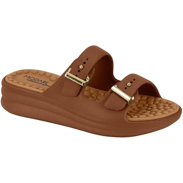 Miss Shoes Twin Adjustable Buckle Open Sandals