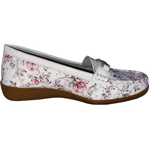 Miss Shoes Saddle Grip Trim Casual Flats