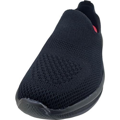 Miss Shoes All Black Work Loafers