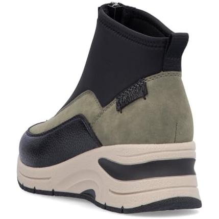 Rieker Antistress Womens Green Boot N9362 Flats