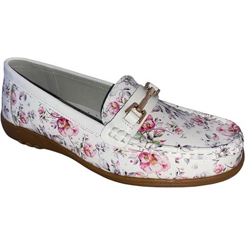 Miss Shoes Saddle Grip Trim Casual Flats