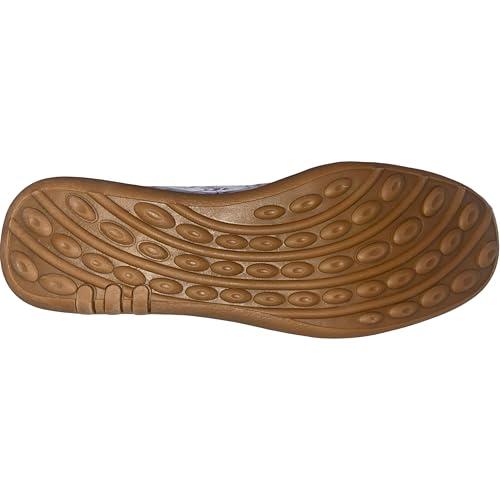 Miss Shoes Saddle Grip Trim Casual Flats