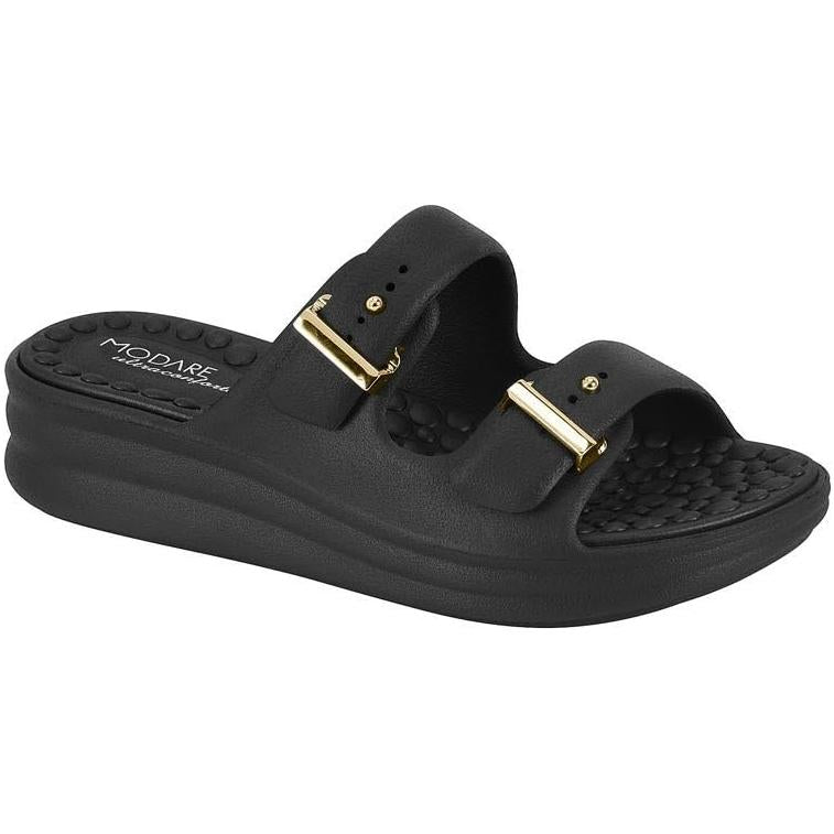 Miss Shoes Twin Adjustable Buckle Open Sandals