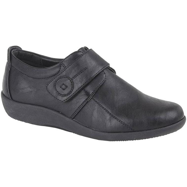 Miss Shoes X Wide Single Bar Flats