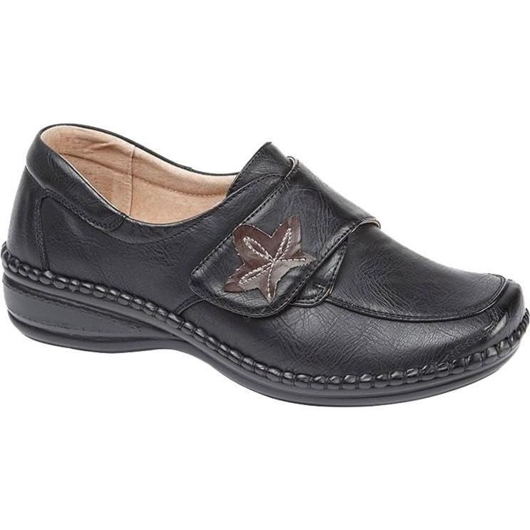 Miss Shoes Touch Fastening X Wide