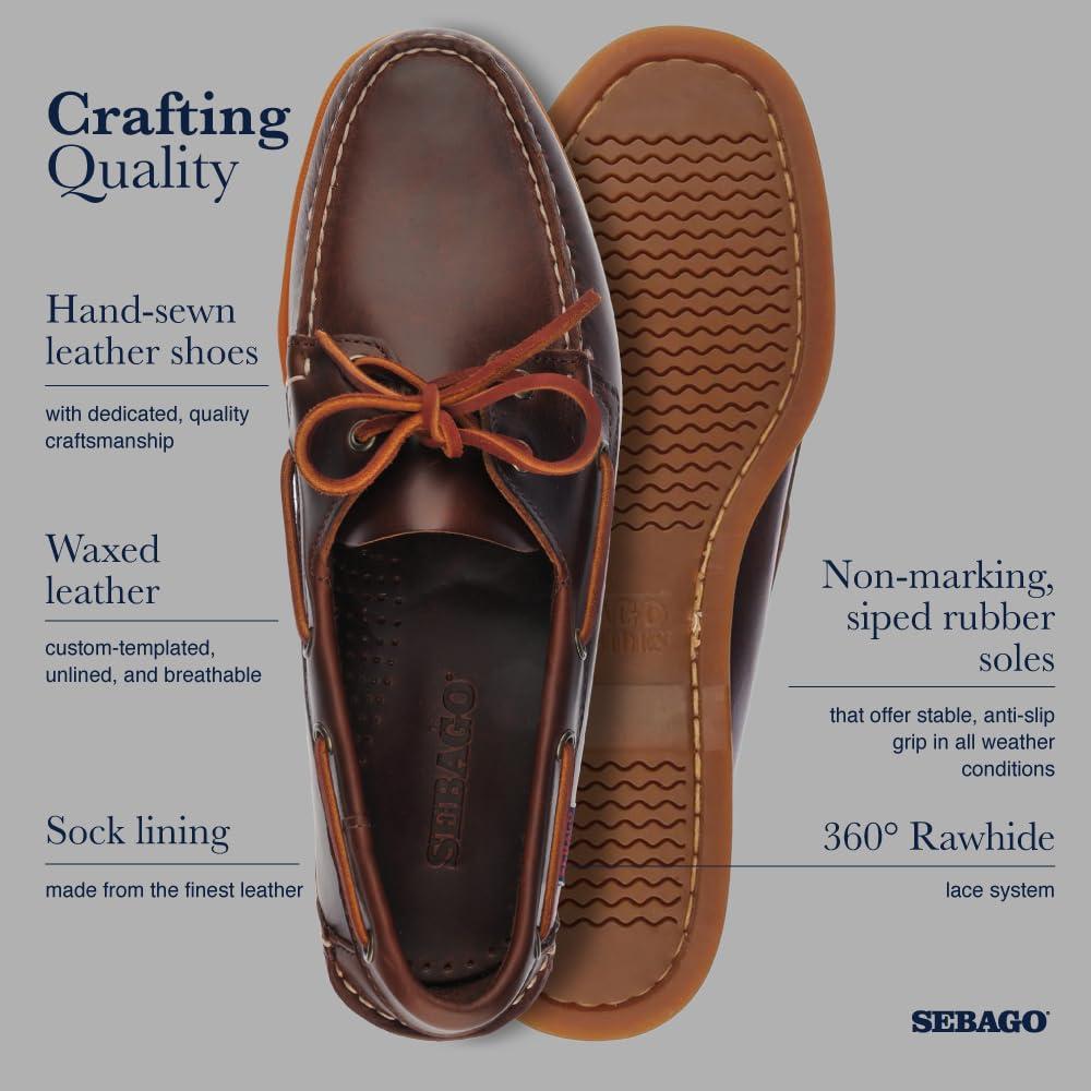 Sebago Docksides Portland Waxed Shoes