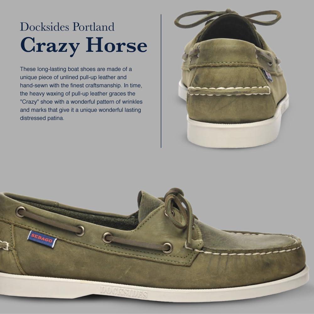Sebago Docksides Portland Nubuck Shoes