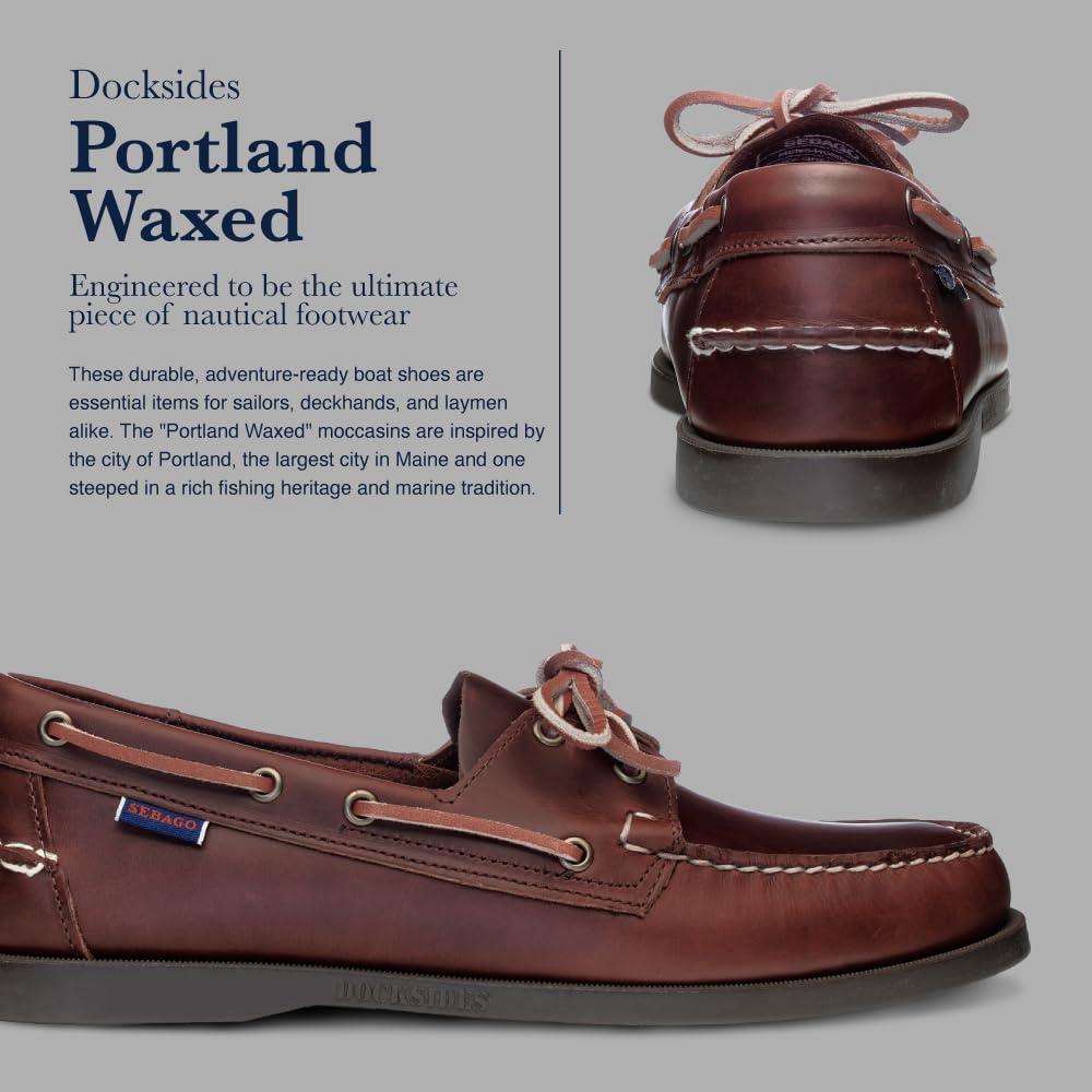 Sebago Docksides Portland Waxed Shoes