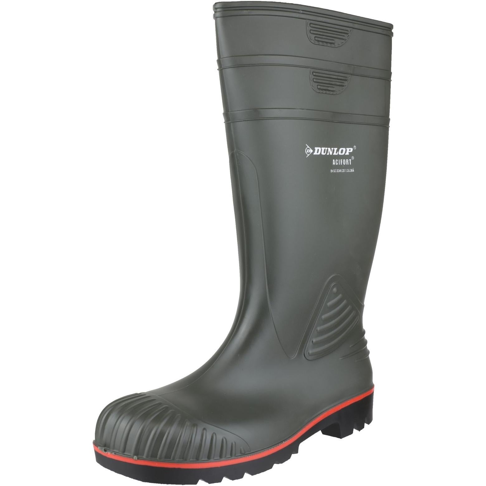 Dunlop Acifort Heavy Duty Full Safety Wellington Shoes