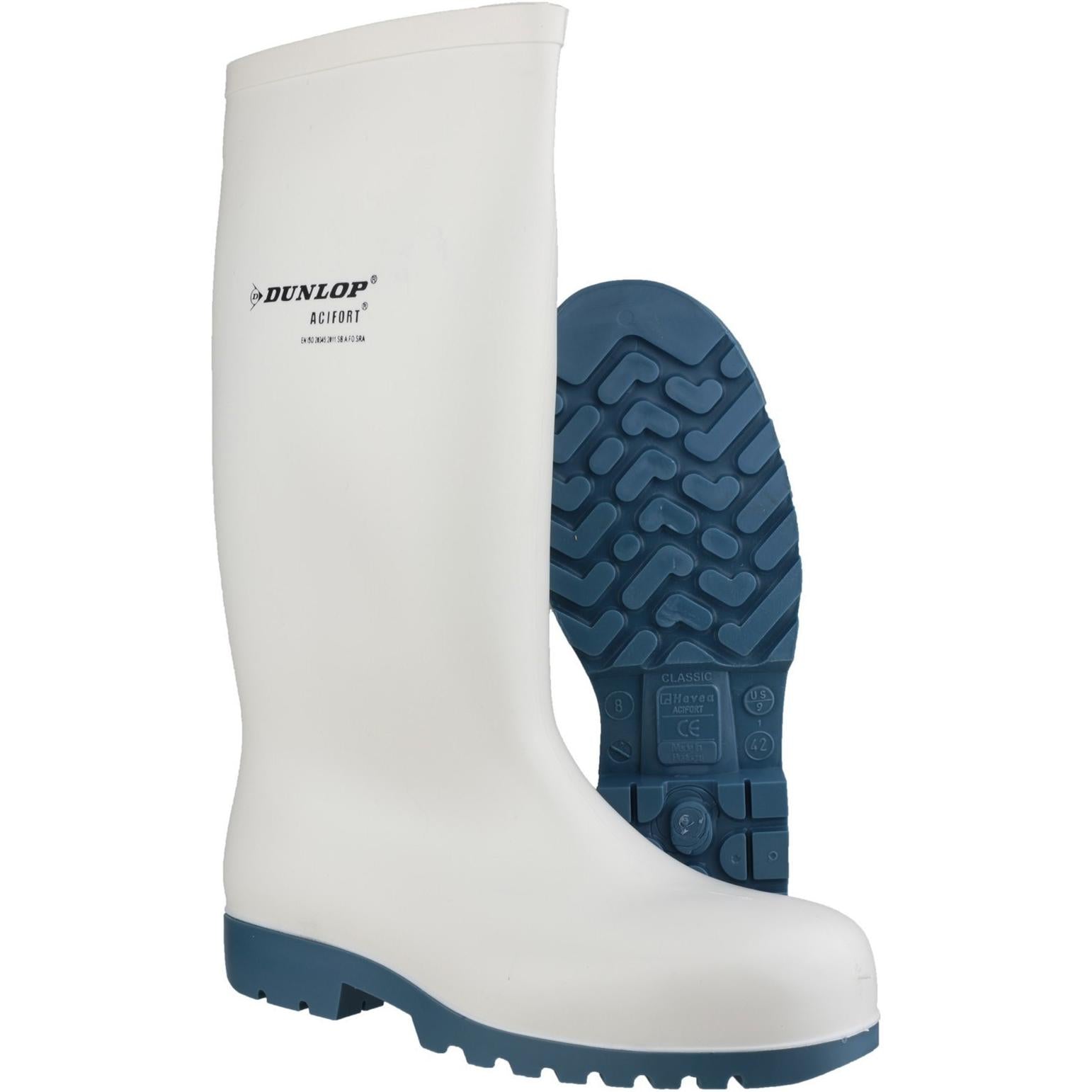 Dunlop A681331 HEVEA Acifort Classic Safety Wellington Boots