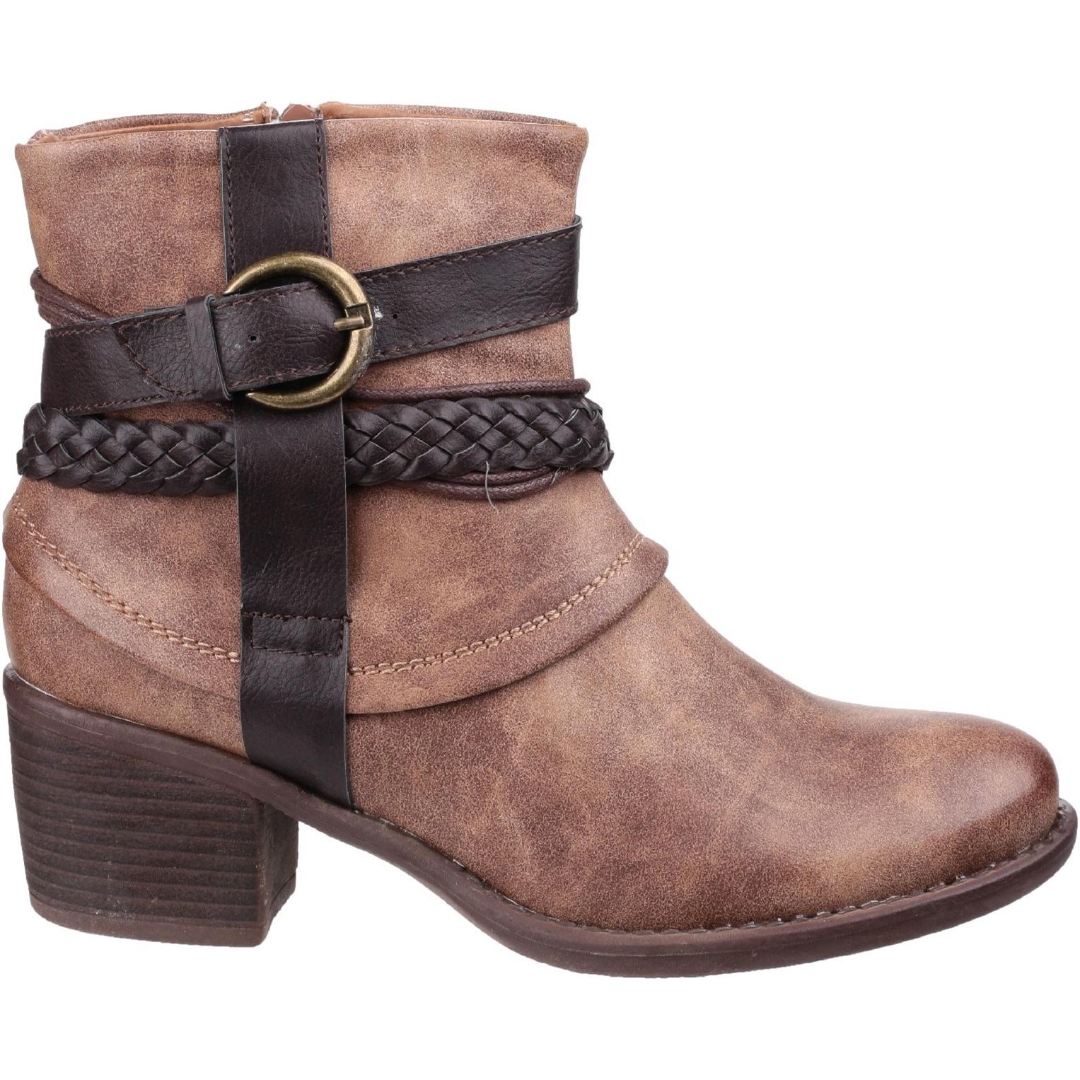 Divaz Vado Zip Up Ankle Boot