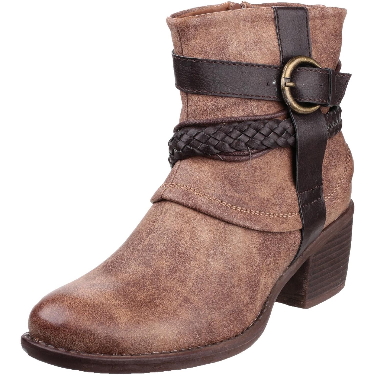 Divaz Vado Zip Up Ankle Boot