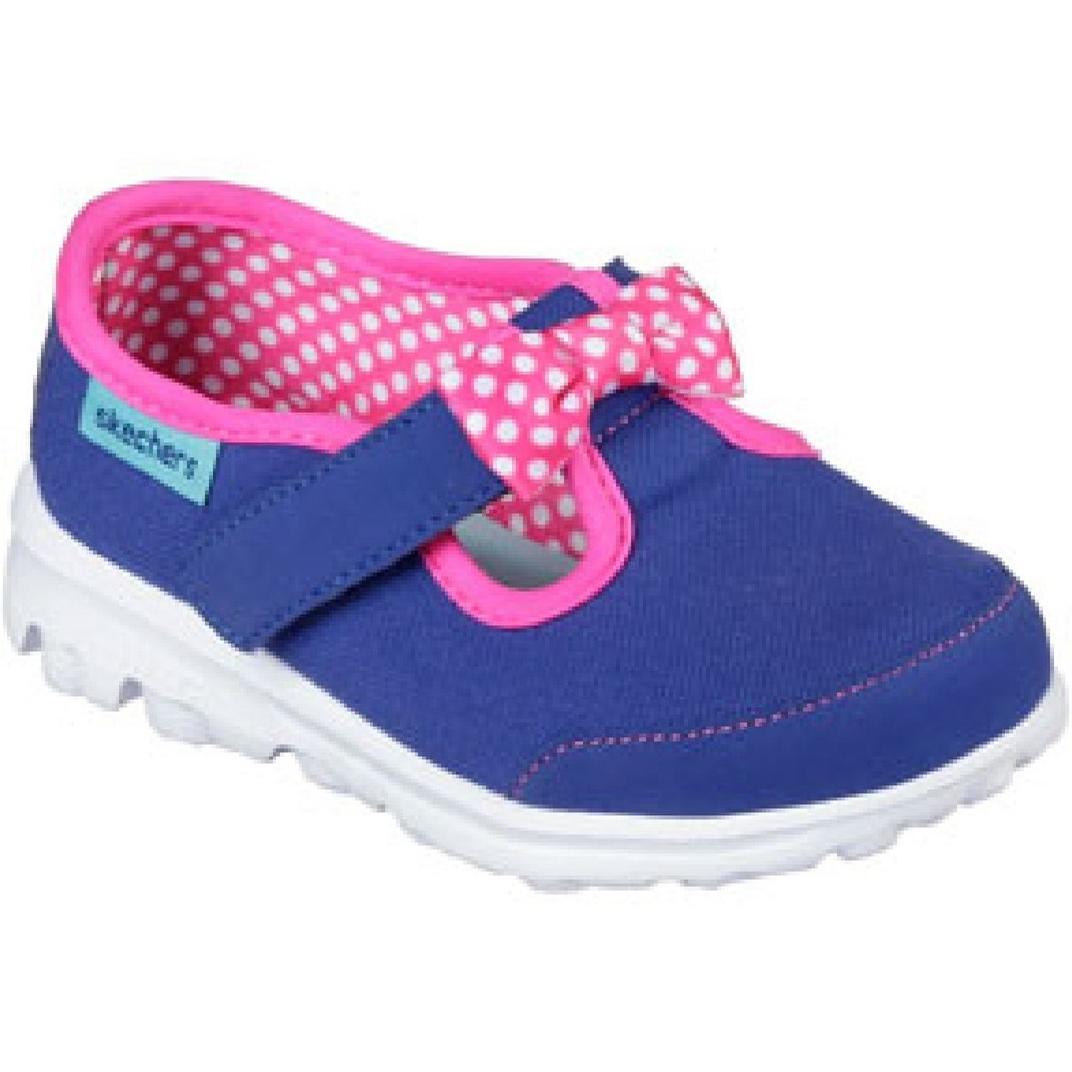 Skechers Go Walk - Bitty Bow Trainers