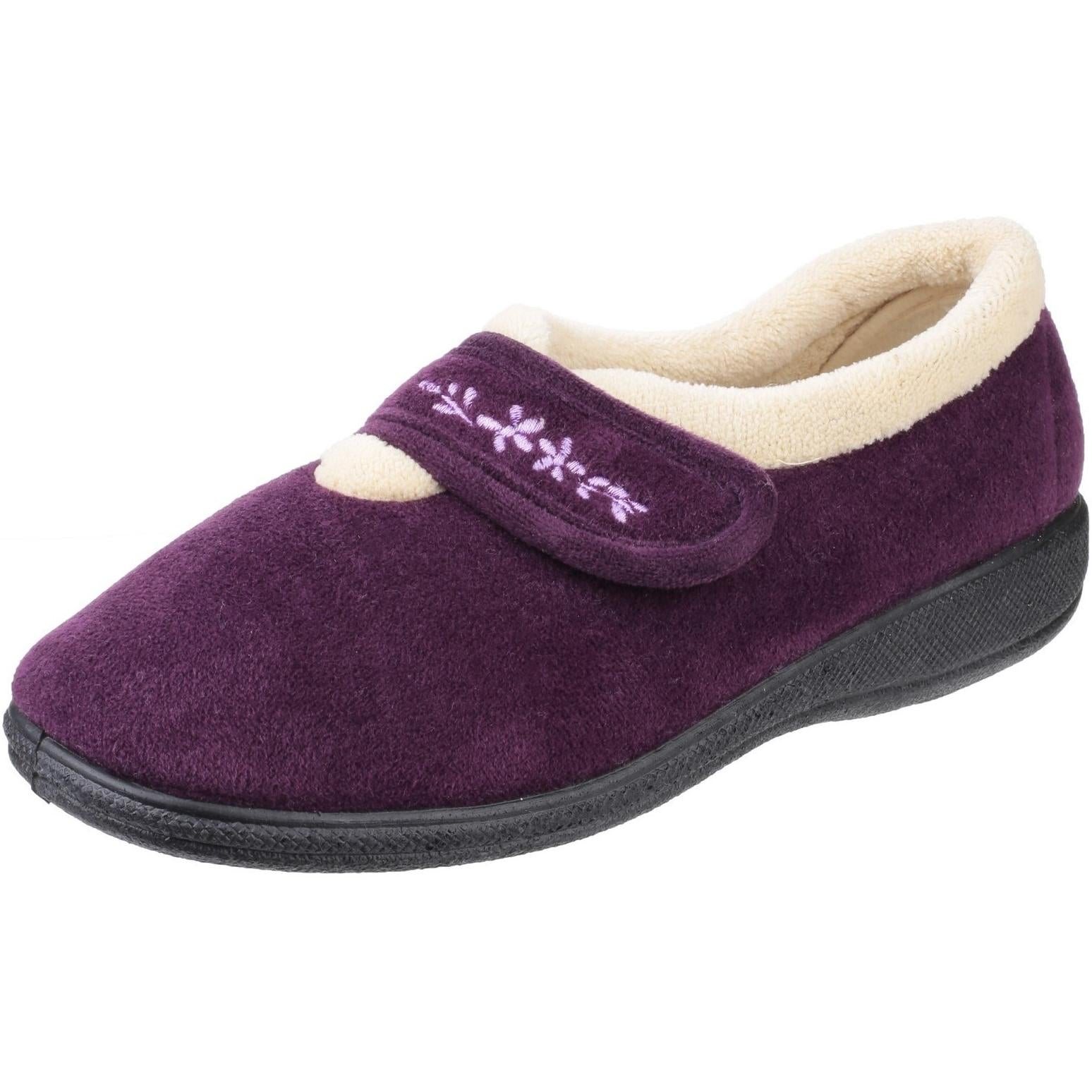 Fleet & Foster Capa Touch Fastening Memory Foam Slipper