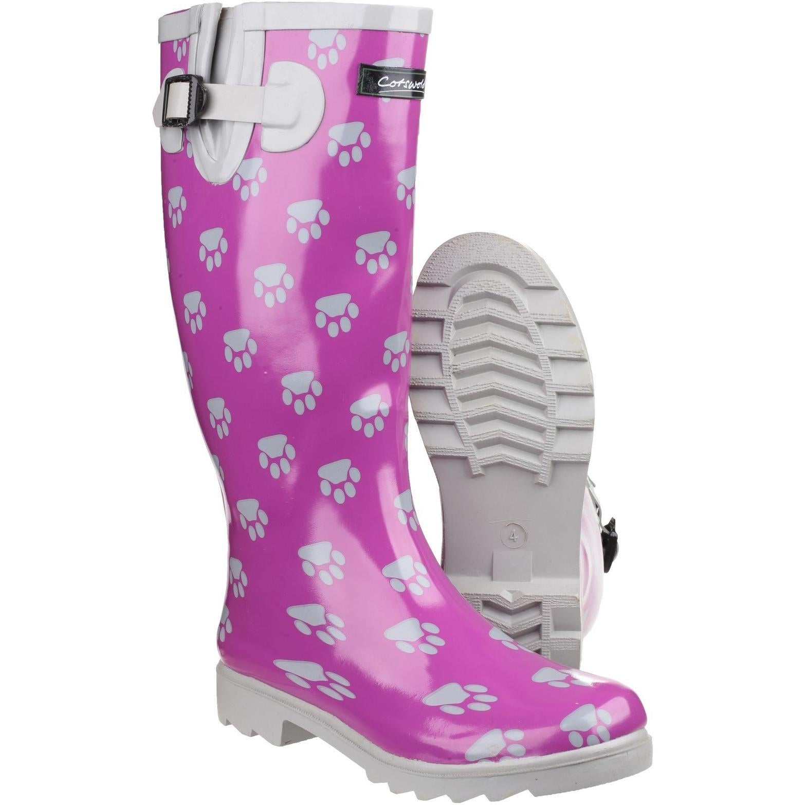 Cotswold Dog Paw Wellington Boots