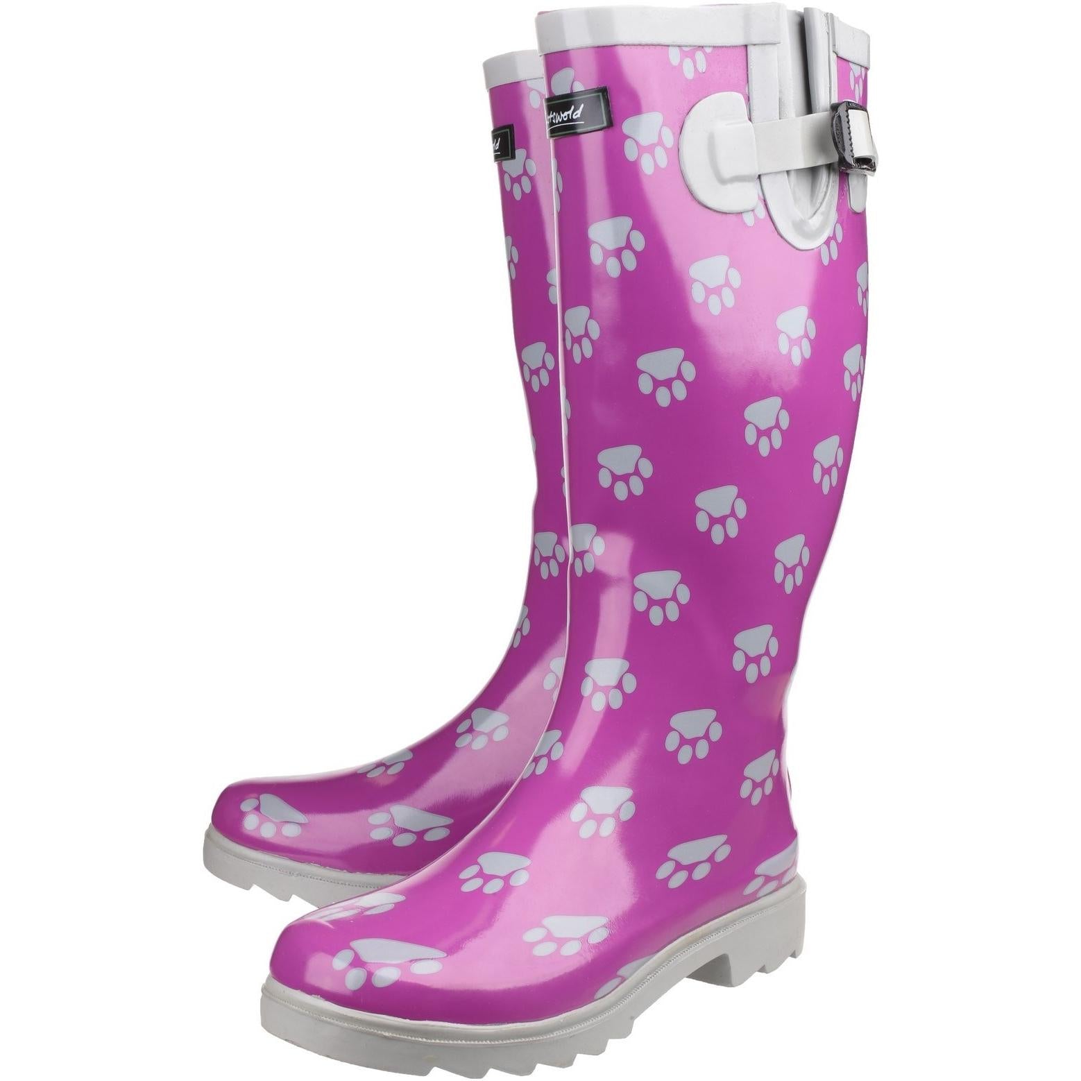 Cotswold Dog Paw Wellington Boots