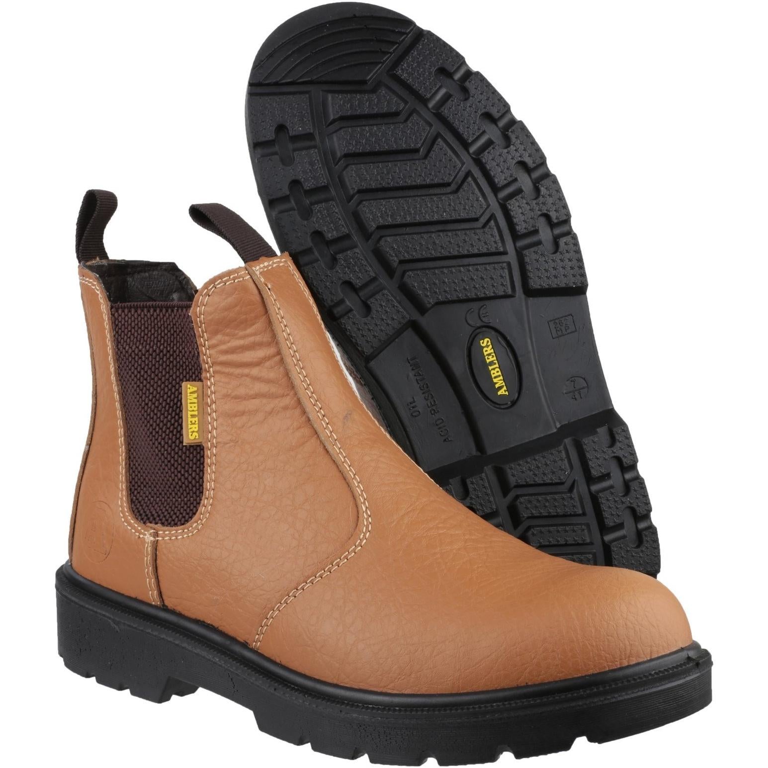 Amblers Safety FS115 Dual Density Pull on Chelsea Safety Boot