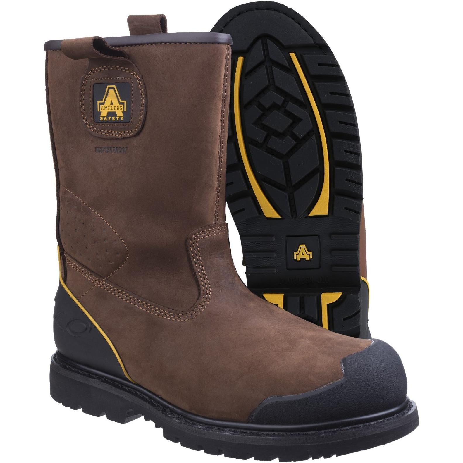 Amblers Safety FS223 Goodyear Welted Waterproof Pull on Industrial Safety Boot