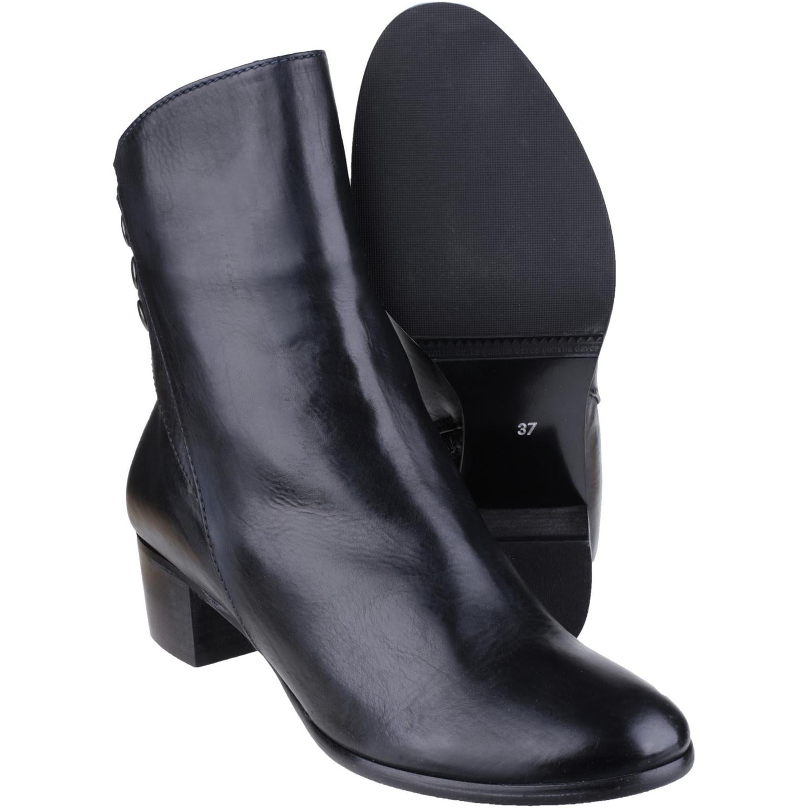 Riva New Buttons Leather Boots