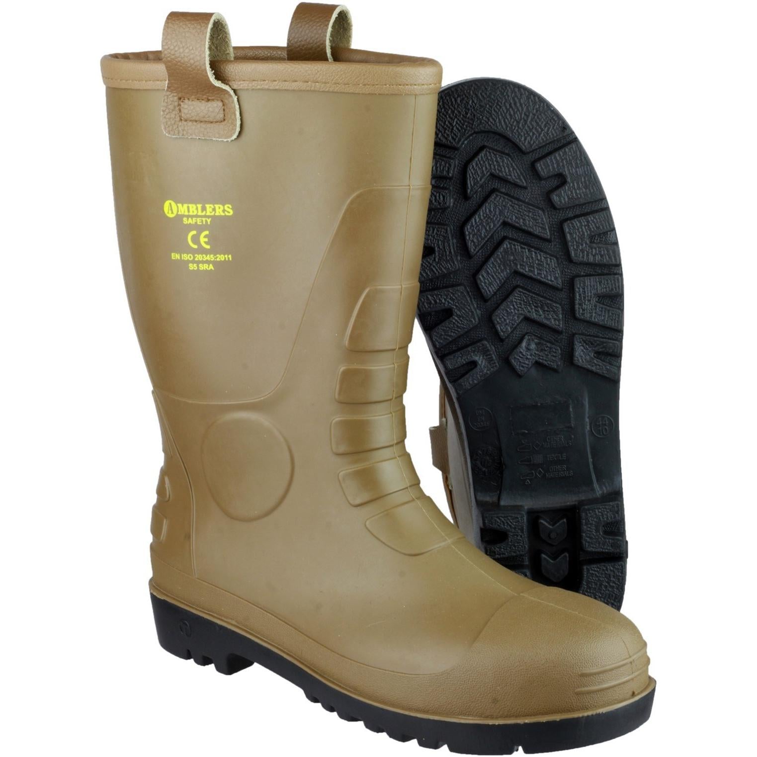 Amblers Safety FS95 Waterproof PVC Pull on Safety Rigger Boot