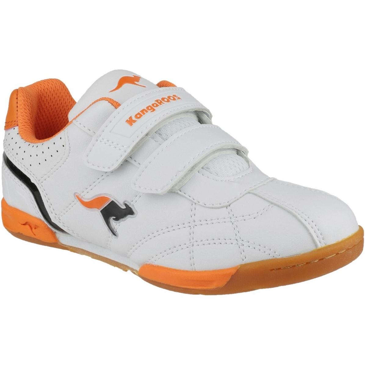 Kangaroos KR11035 Hector-Combo Childrens Sports Shoe White/Orange/Black