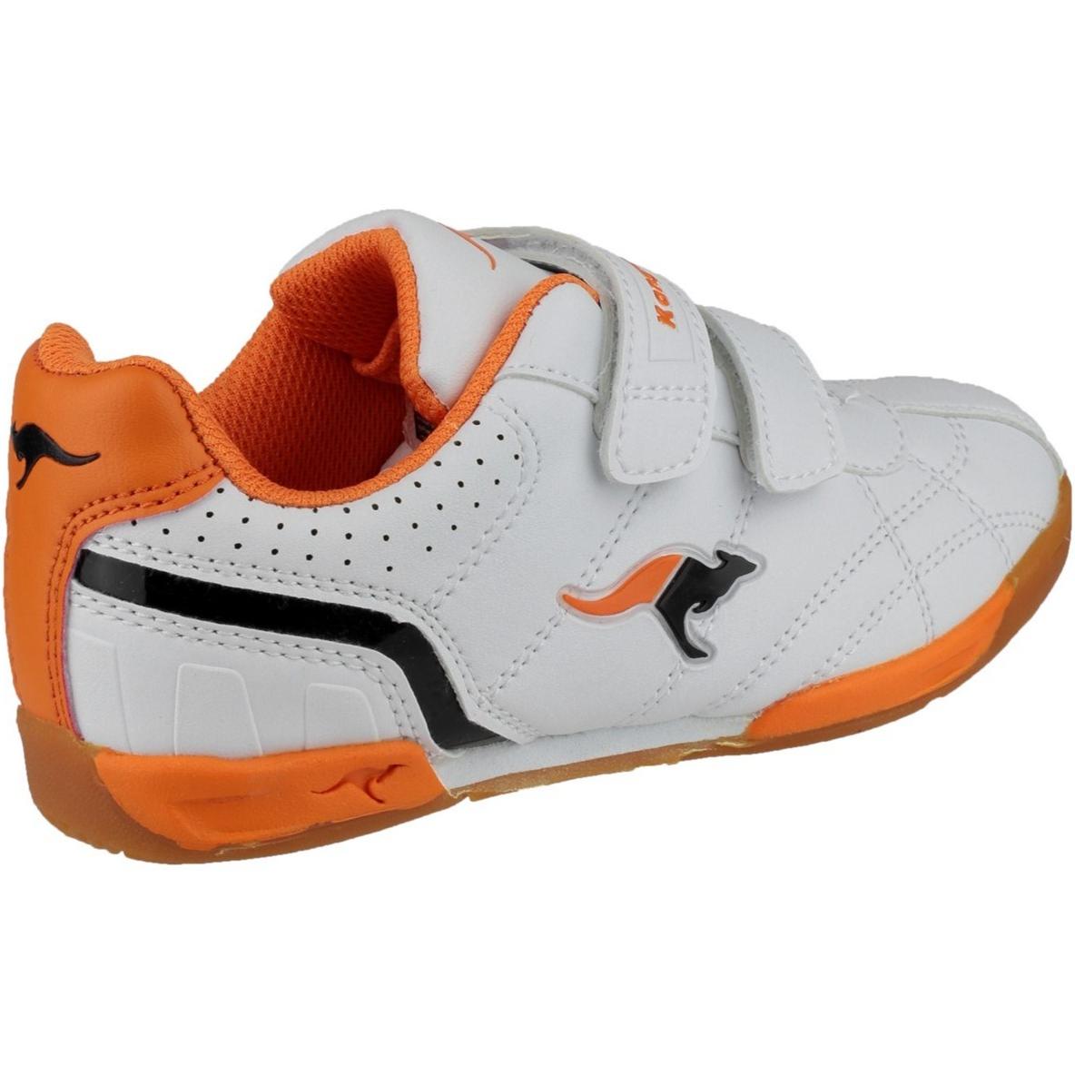 Kangaroos KR11035 Hector-Combo Childrens Sports Shoe White/Orange/Black