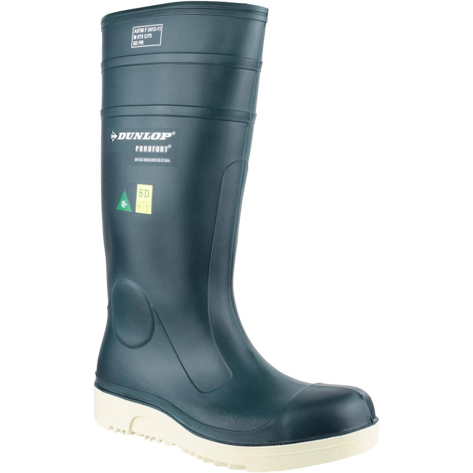 Dunlop Purofort Comfort Grip Full Safety Wellington Boots