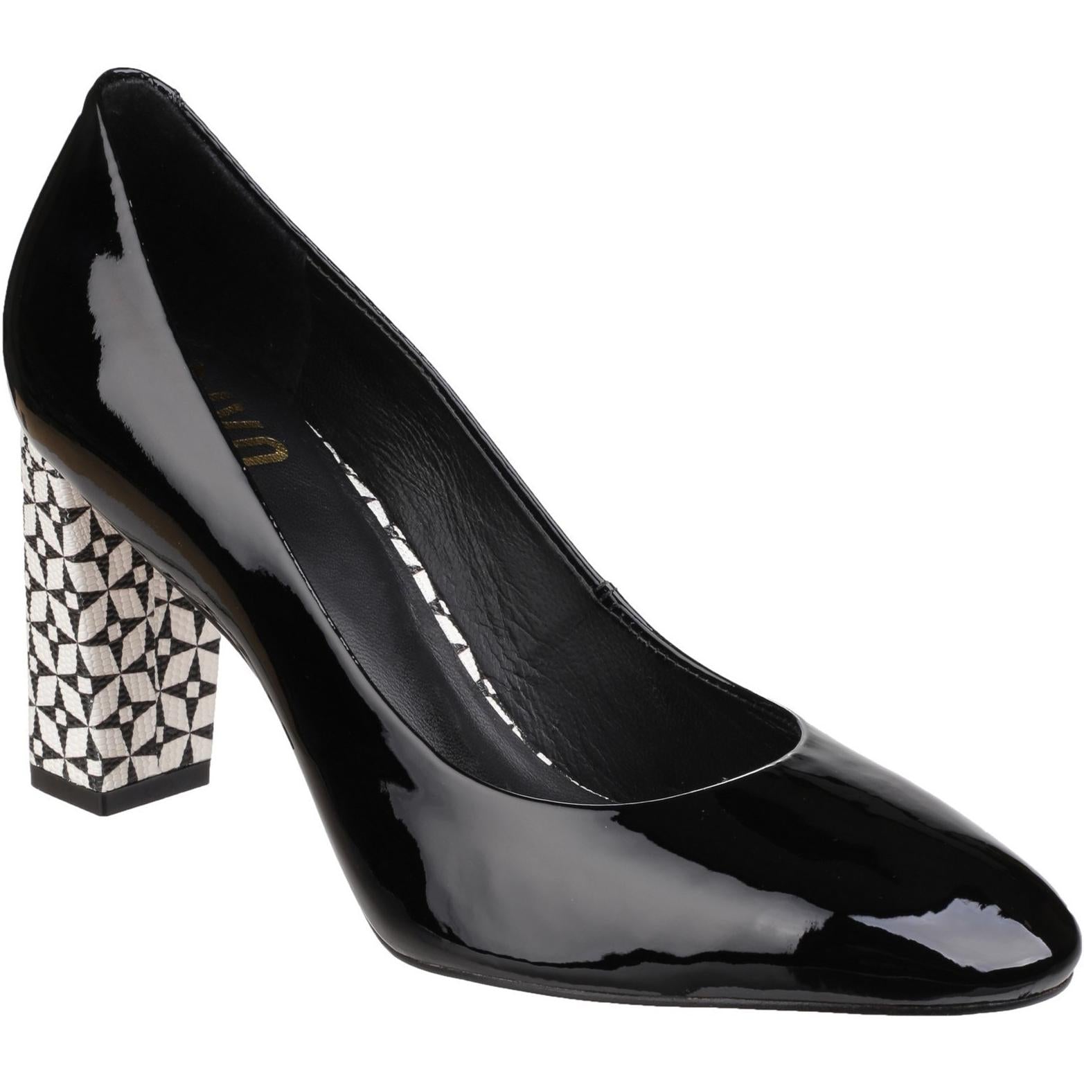 Riva Bosa Patent Slip on Court Shoe