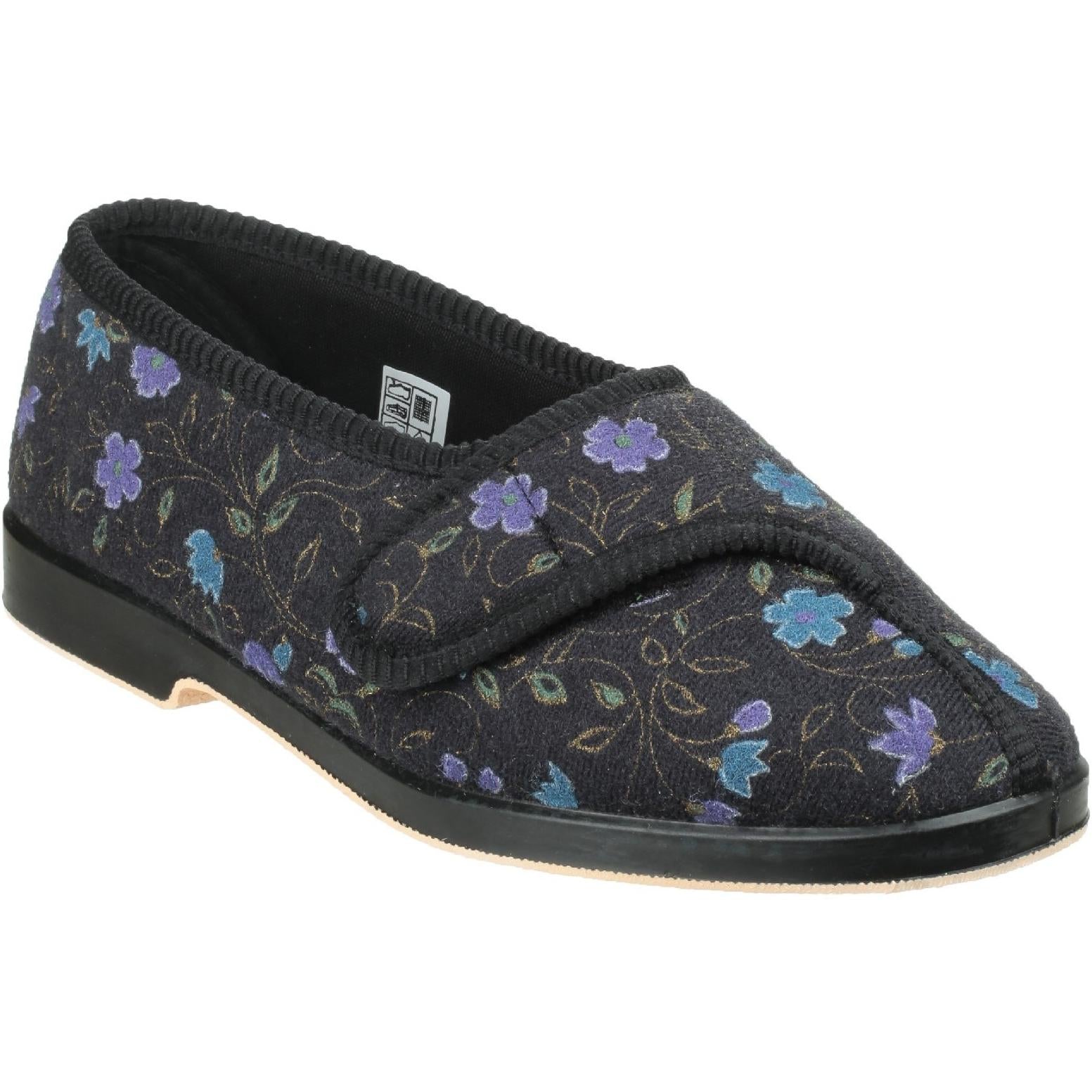 Gbs Wilma Ladies Wide Fit Slipper