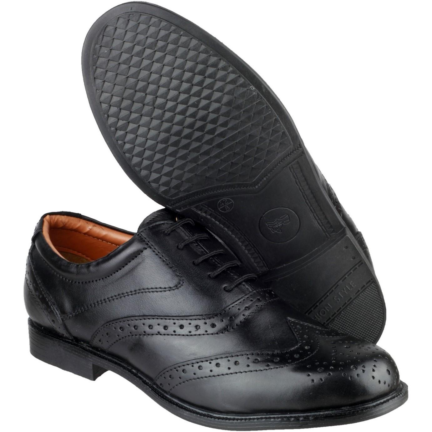 Amblers Liverpool Oxford Brogue Shoes