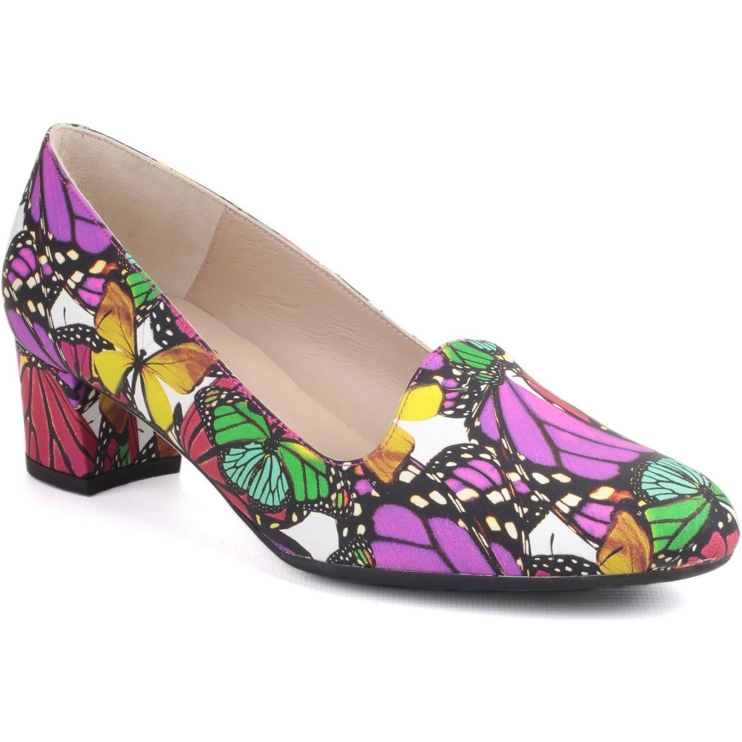Riva Pizzo Florel Printed Leather Sandals