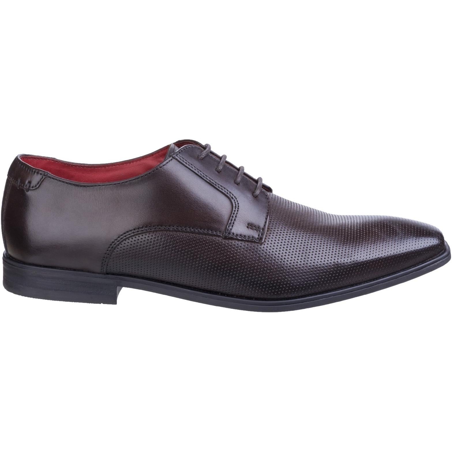 Base London Charles Waxy Lace Up Derby Shoe