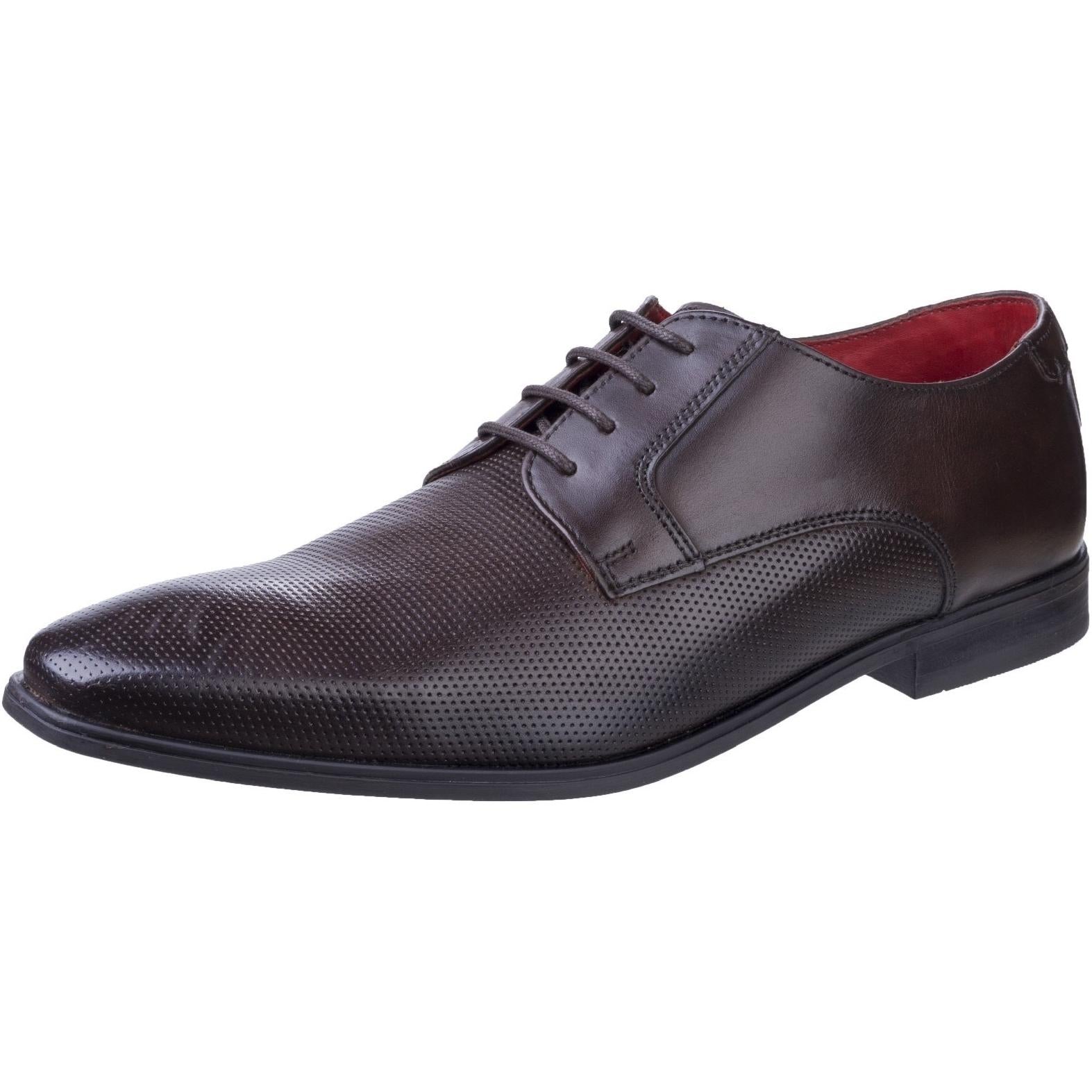 Base London Charles Waxy Lace Up Derby Shoe