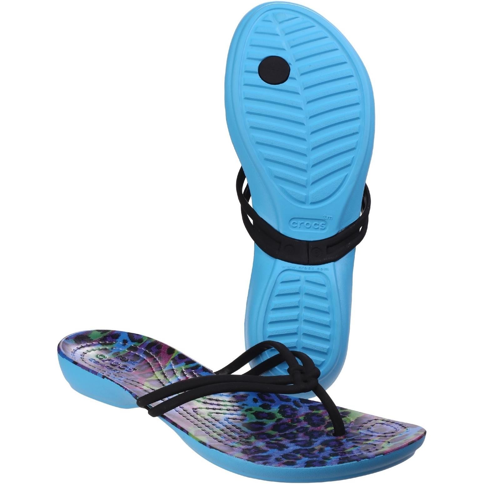 Crocs Isabella Graphic Flip Flop Sandals