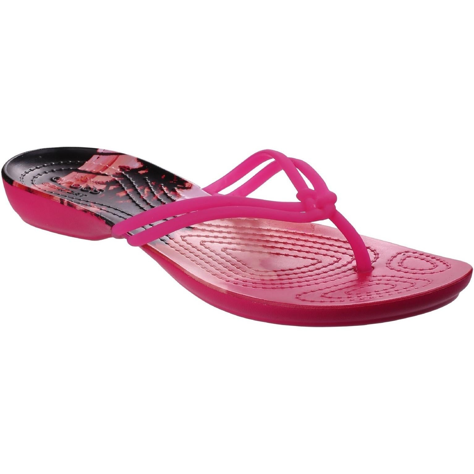 Crocs Isabella Graphic Flip Flop Sandals