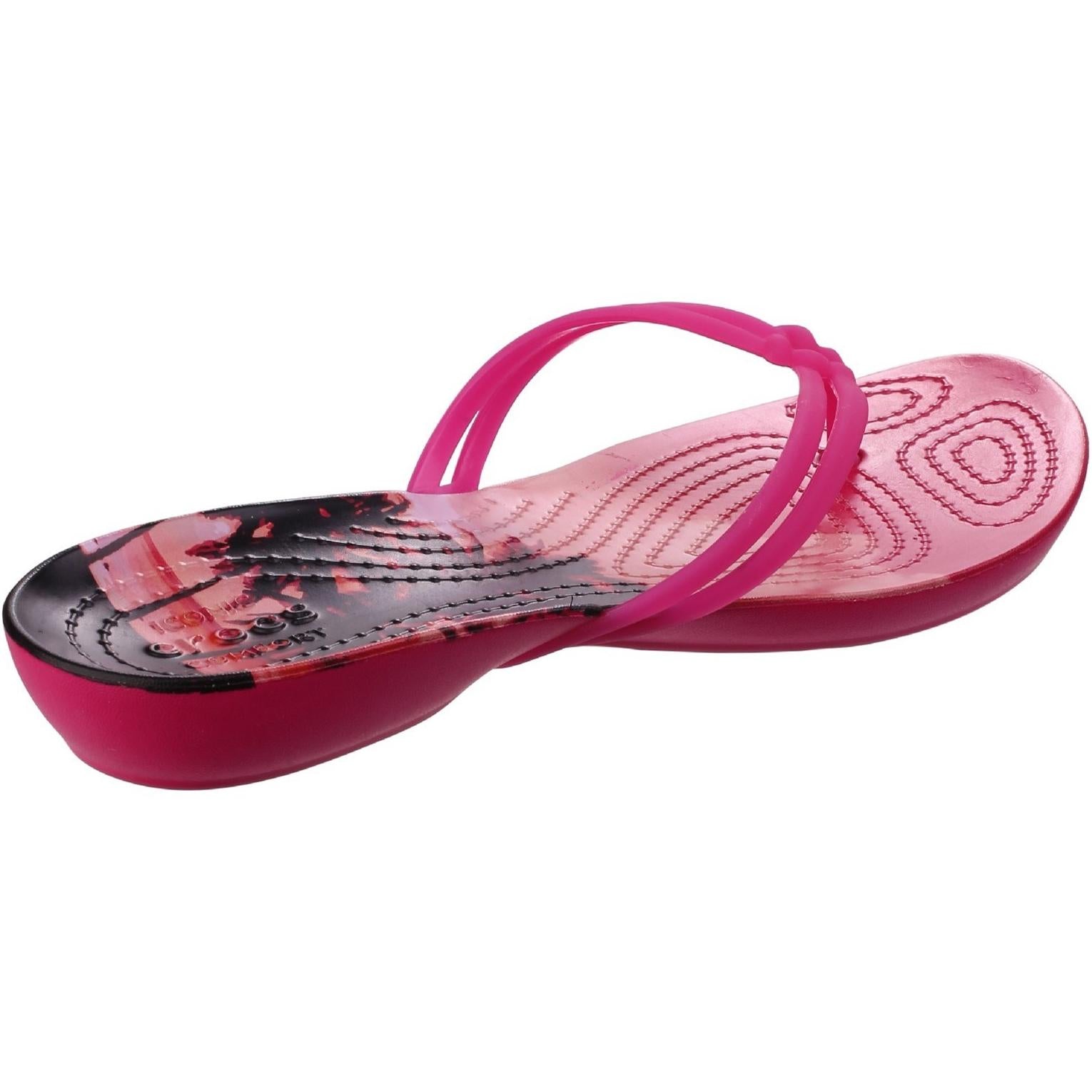 Crocs Isabella Graphic Flip Flop Sandals