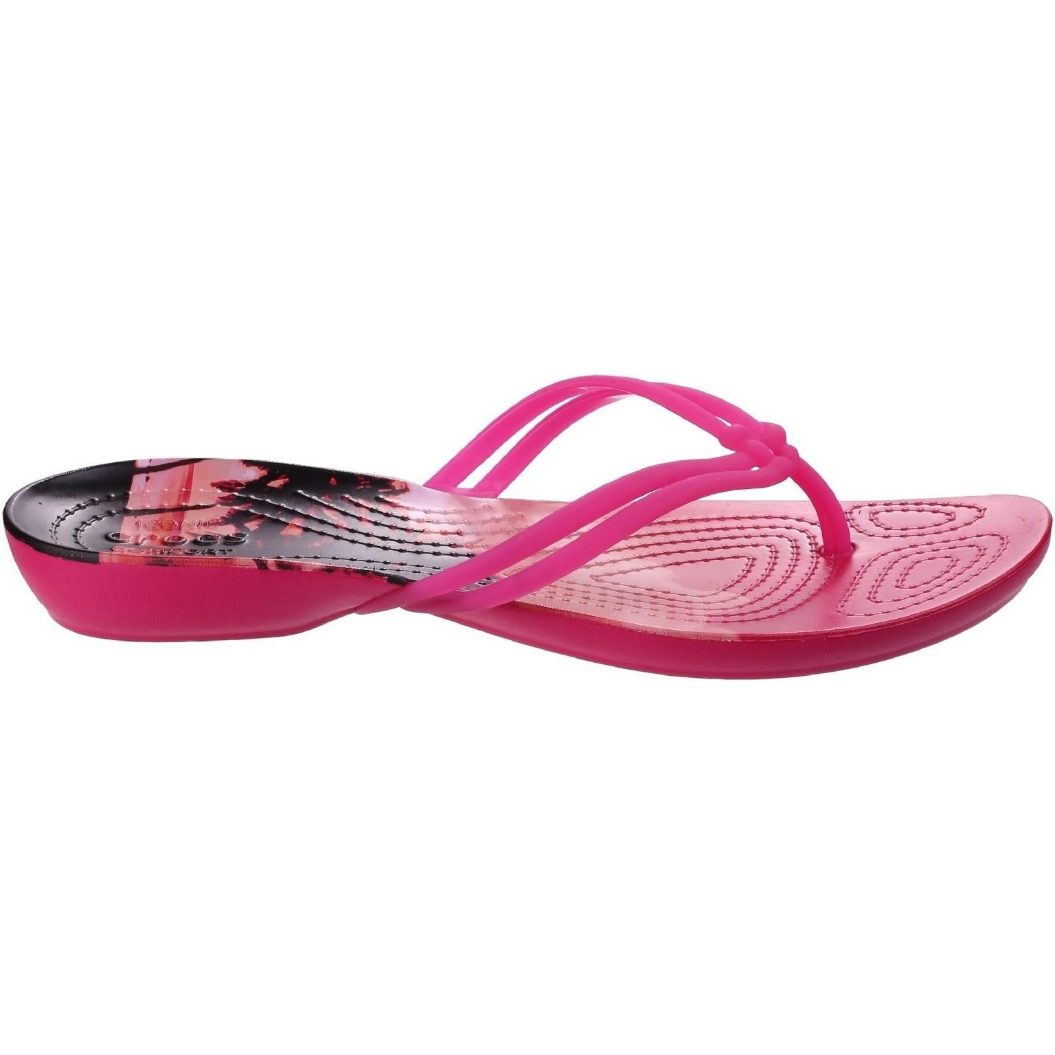 Crocs Isabella Graphic Flip Flop Sandals