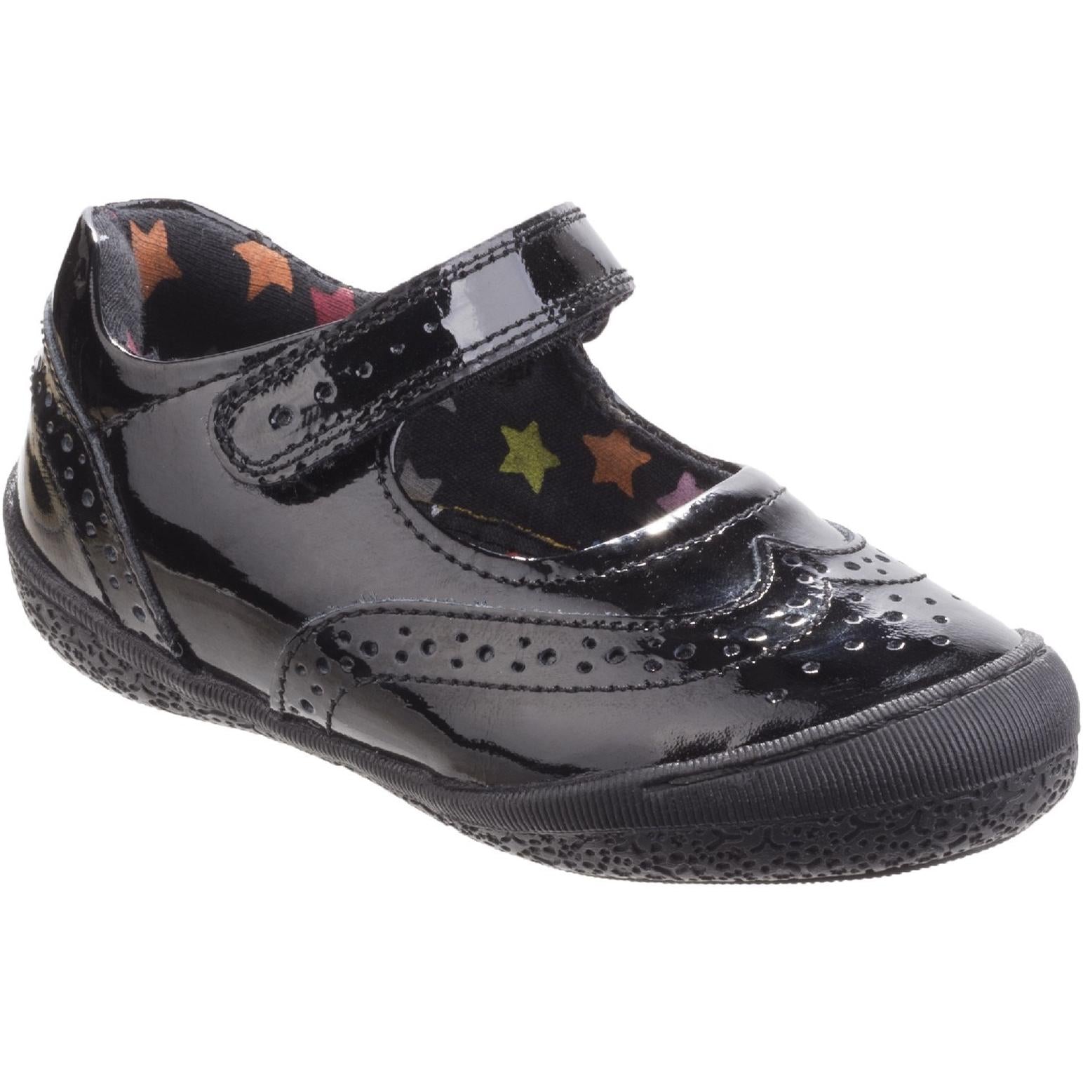 Hush Puppies Rina Junior Patent School Shoe