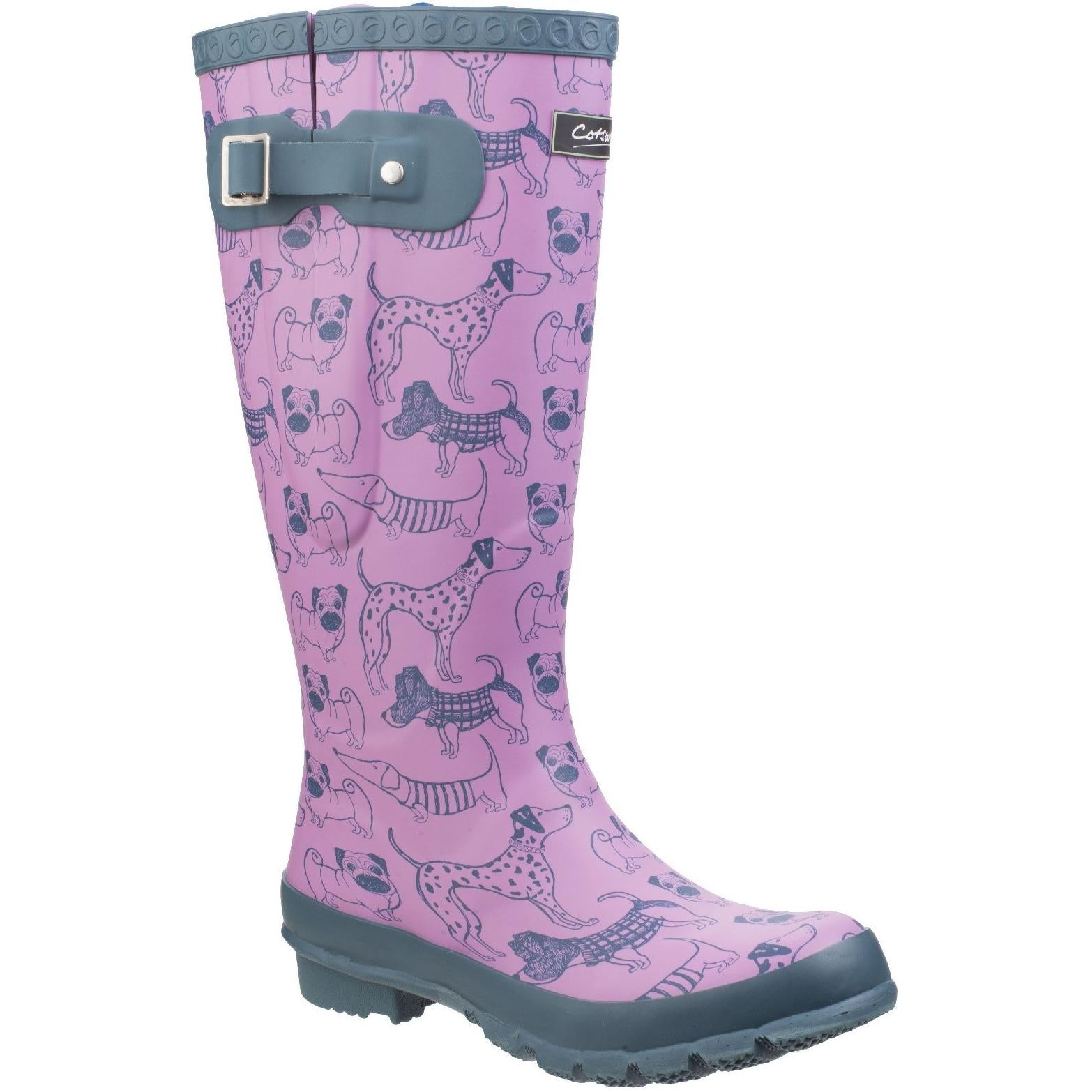 Cotswold Windsor Print Wellington Boots