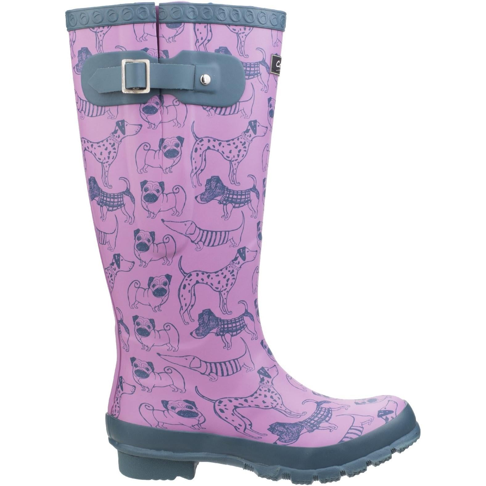 Cotswold Windsor Print Wellington Boots